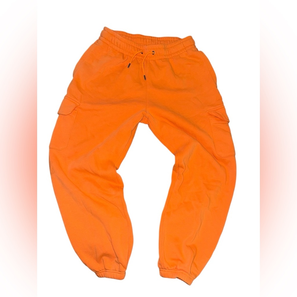 Under Armour Orange Cargo Sweatpants